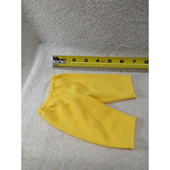 18" Baby Doll Clothes Yellow Unicorn Outfit with Hair Bow - Picture 4 of 7